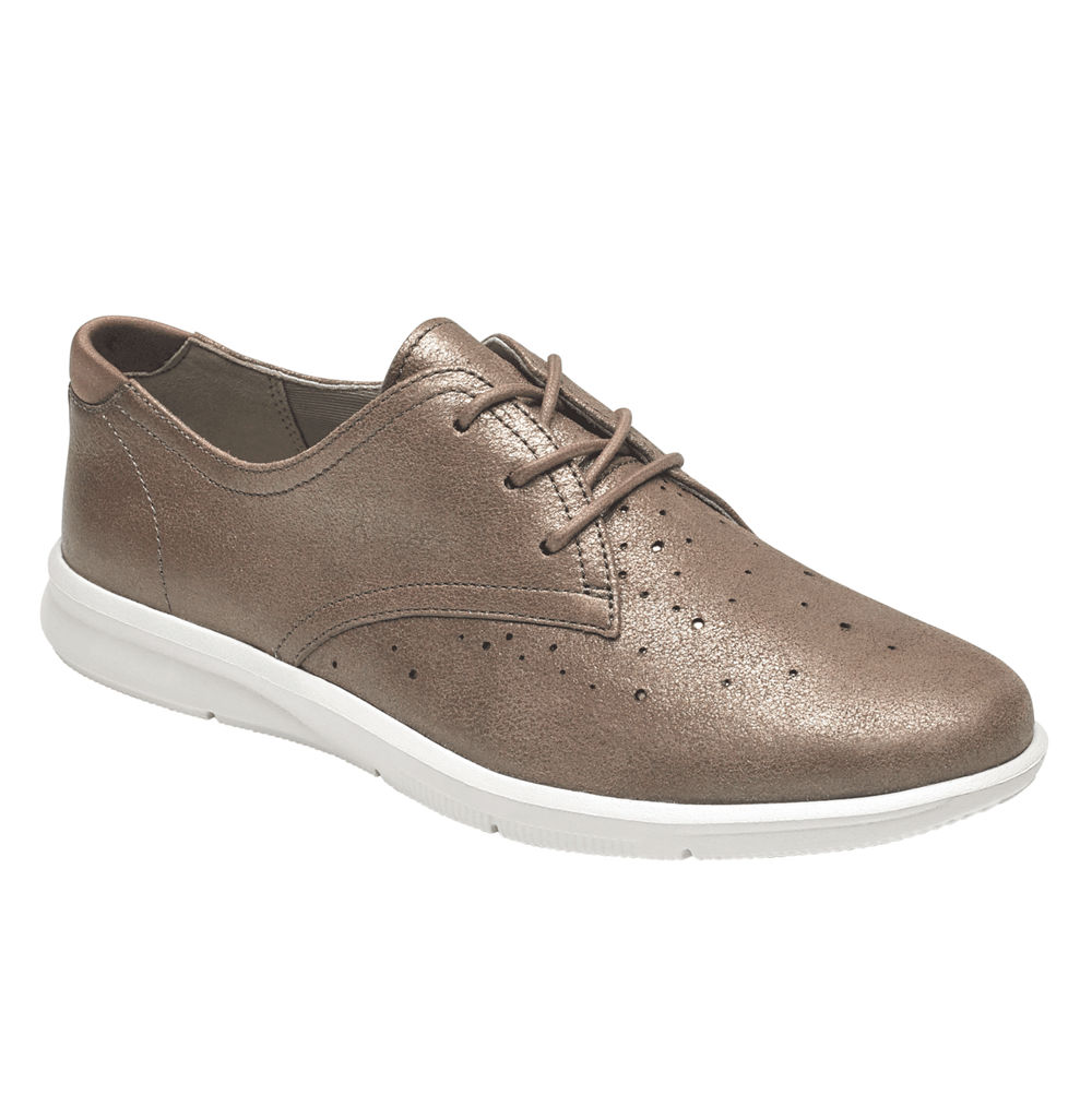 Oxfords Rockport Mujer Mexico - Ayva Beige - GWPAH9581